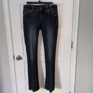 Miss Me Dark Wash Straight Leg Jeans